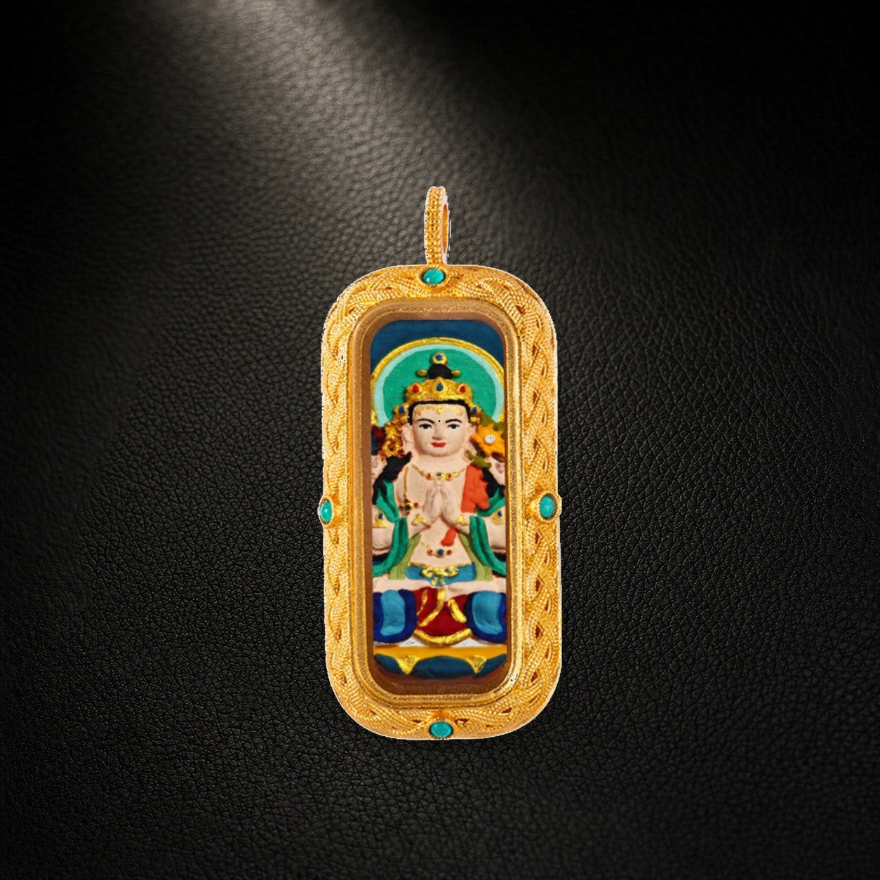 Eastern Luck Thangka pendant EL-PN-108 image 2 of 7