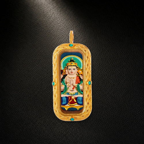 Eastern Luck Thangka pendant EL-PN-108 image 2 of 7