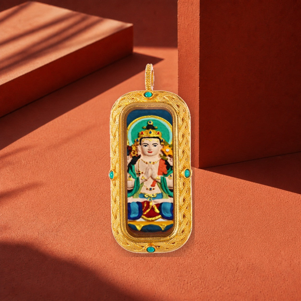 Eastern Luck Thangka pendant EL-PN-108 image 4 of 7