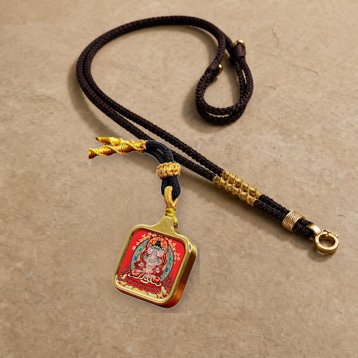 Eastern Luck Thangka pendant EL-PN-128 image 5 of 7