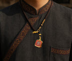 Eastern Luck Thangka pendant EL-PN-128 image 6 of 7