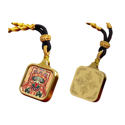 Palden Lhamo — Titanium Steel Pendant Necklace (2D)