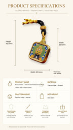 Eastern Luck Thangka pendant EL-PN-134 image 7 of 7
