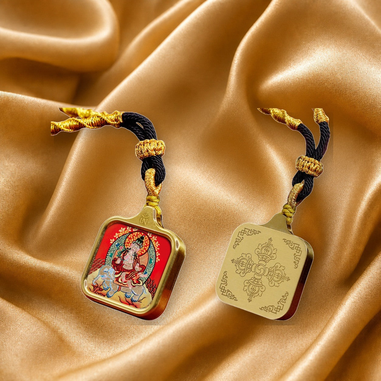 Eastern Luck Thangka pendant EL-PN-135 image 3 of 7