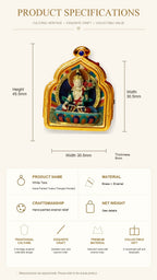 Eastern Luck Thangka pendant EL-PN-137 image 7 of 7