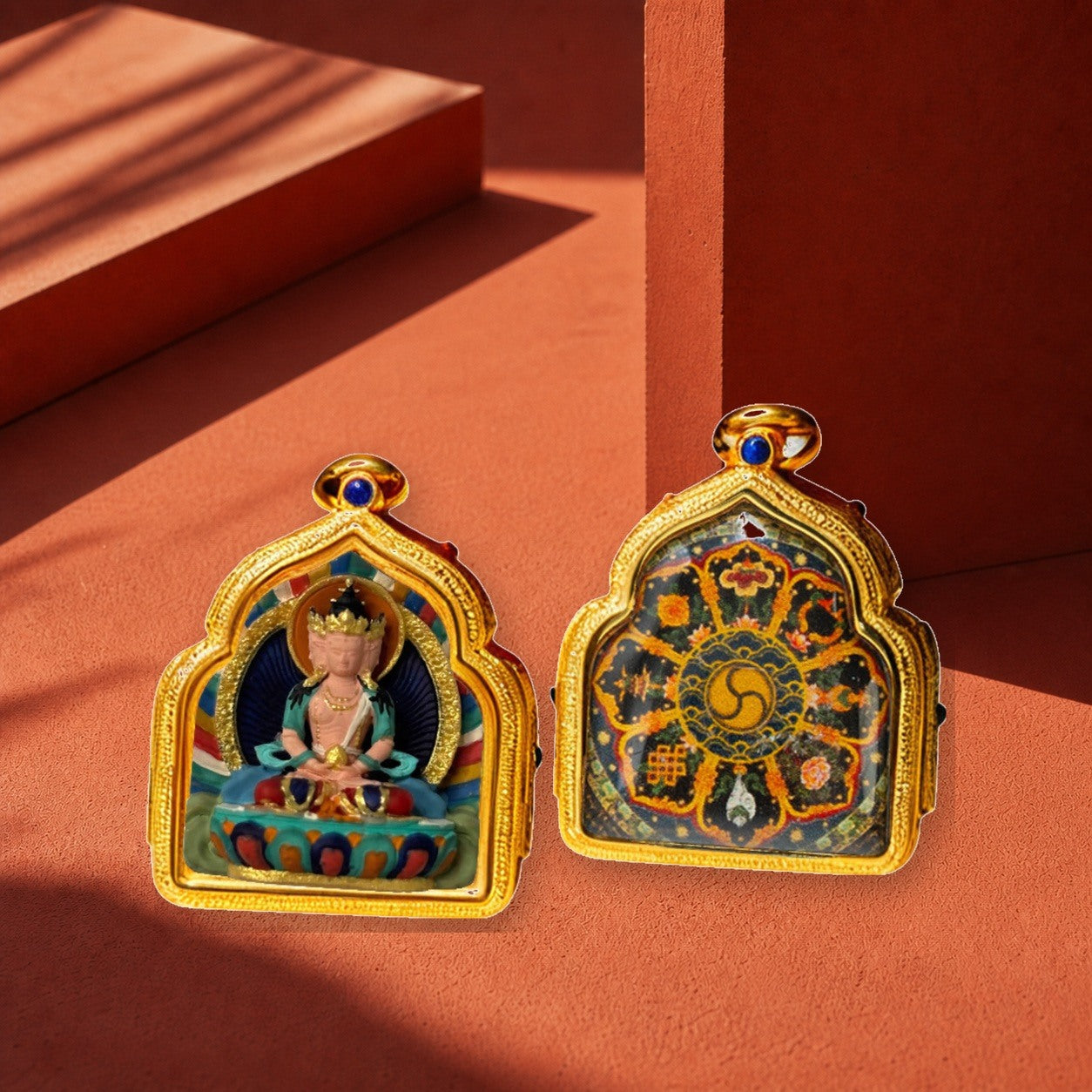 Eastern Luck Thangka pendant EL-PN-140 image 4 of 7