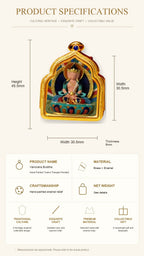 Eastern Luck Thangka pendant EL-PN-140 image 7 of 7