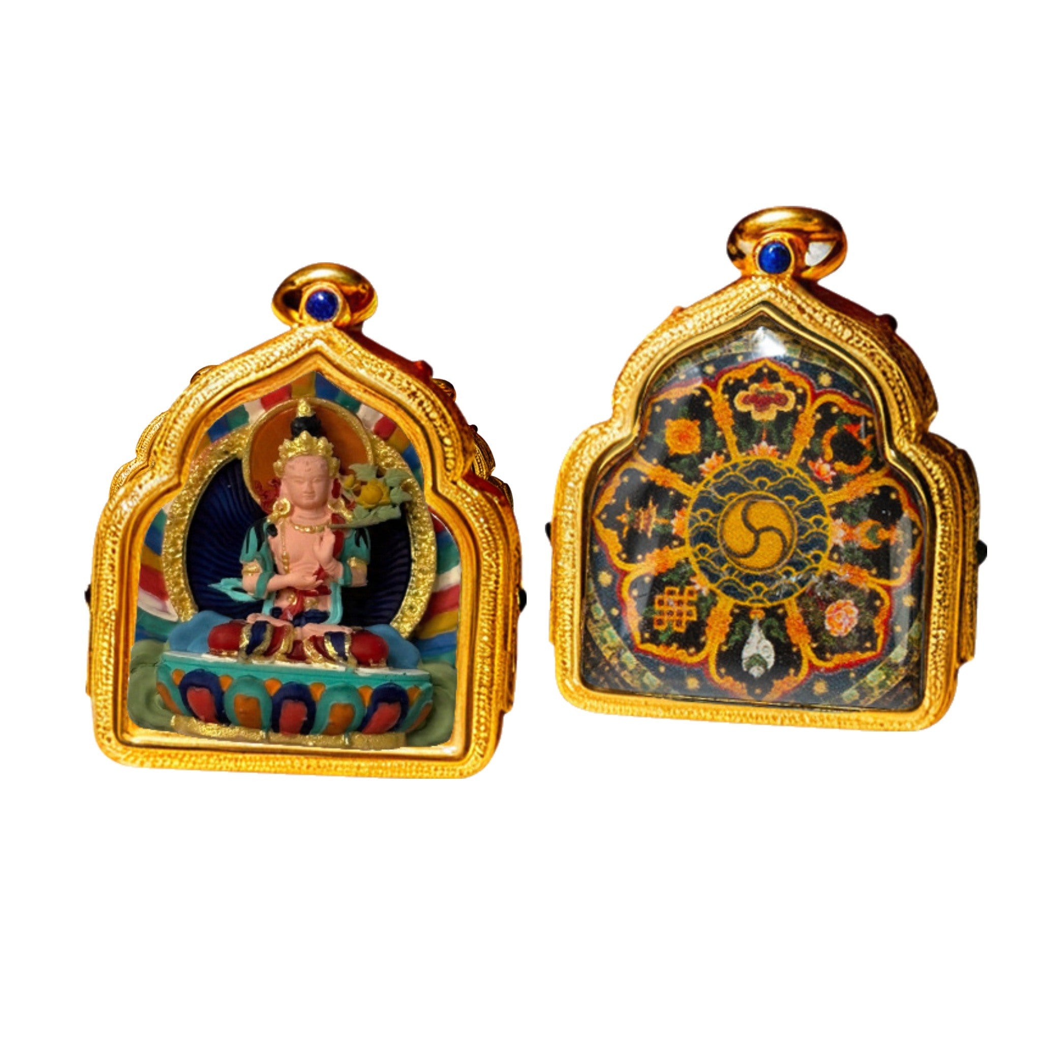 Eastern Luck Thangka pendant EL-PN-144 image 1 of 7