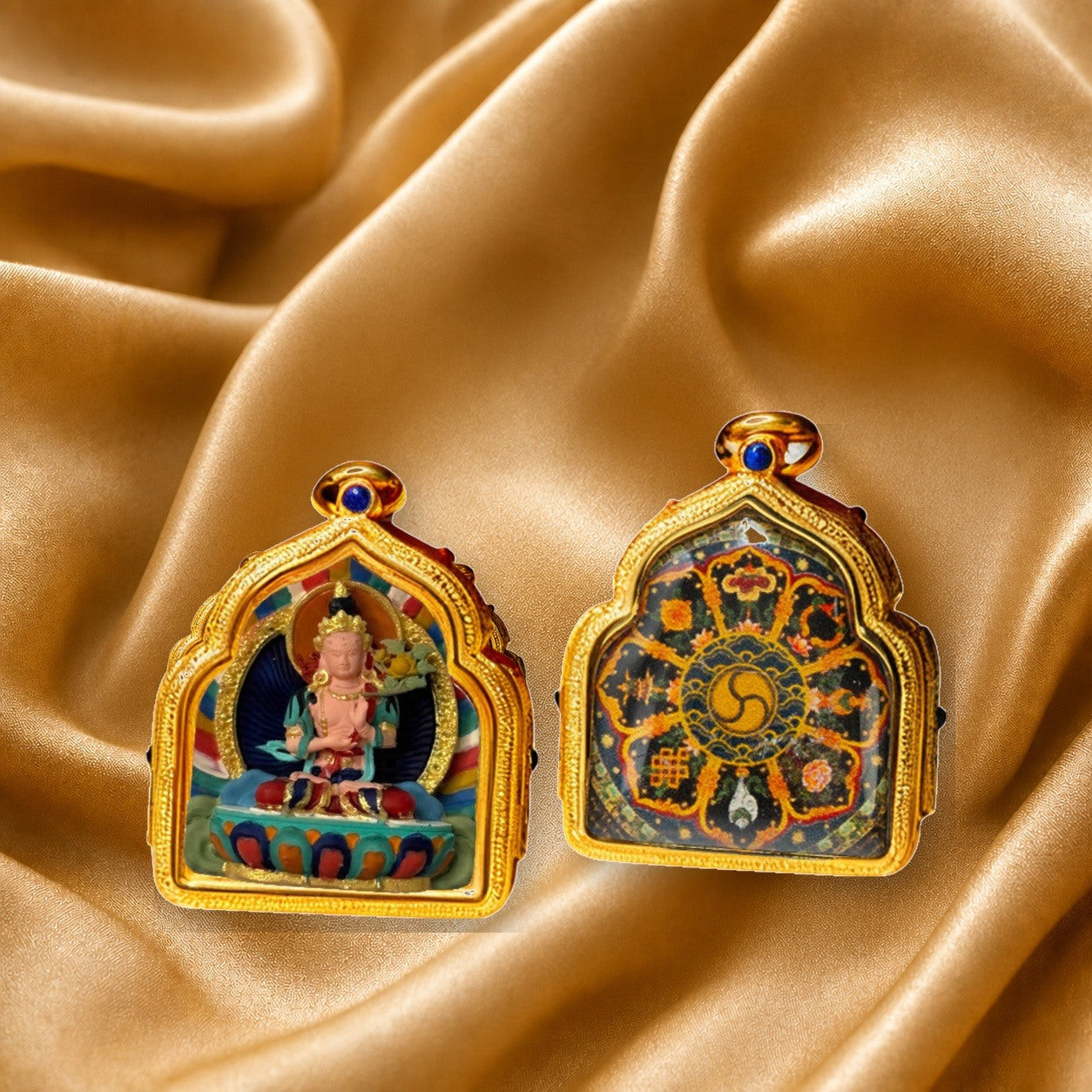 Eastern Luck Thangka pendant EL-PN-144 image 3 of 7