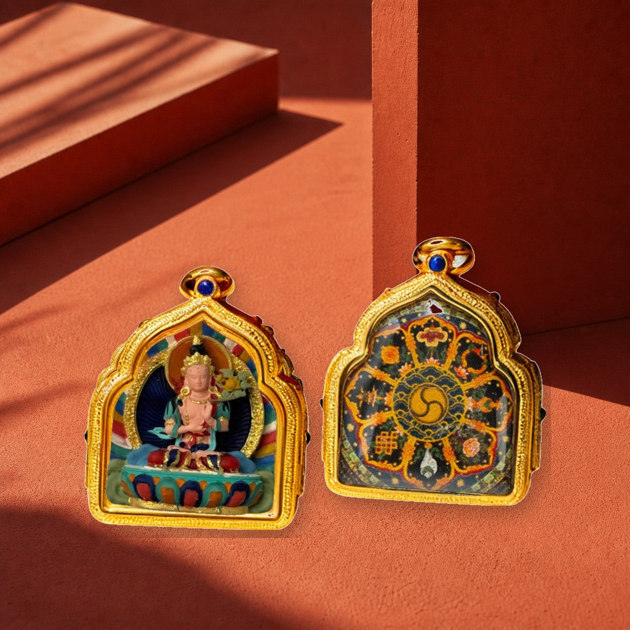 Eastern Luck Thangka pendant EL-PN-144 image 4 of 7