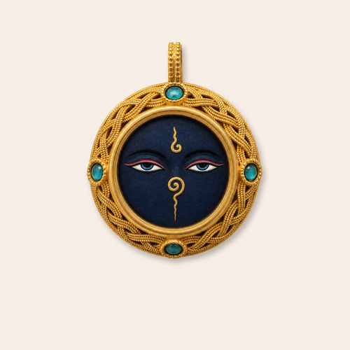 Black Wisdom Eyes pendant gallery image 1 of 10