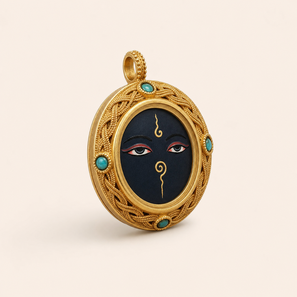 Black Wisdom Eyes pendant gallery image 2 of 10