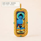 Eastern Luck medicine buddha 3d hand painted tsatsa pendant zodiac series image 10 of 10