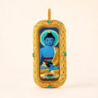Eastern Luck medicine buddha 3d hand painted tsatsa pendant zodiac series image 9 of 10