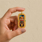 Eastern Luck palden lhamo 3d hand painted tsatsa pendant zodiac series image 4 of 10