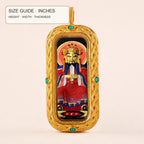 Eastern Luck wuye guardian 3d hand painted tsatsa pendant zodiac series image 10 of 10