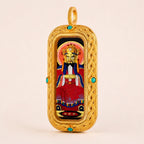 Eastern Luck wuye guardian 3d hand painted tsatsa pendant zodiac series image 3 of 10