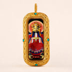 Eastern Luck wuye guardian 3d hand painted tsatsa pendant zodiac series image 8 of 10