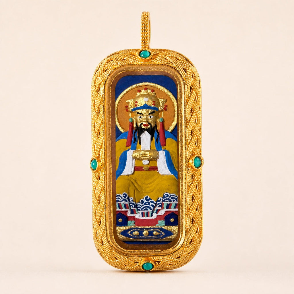 Eastern Luck wuye guardian b 3d hand painted tsatsa pendant zodiac series image 1 of 10