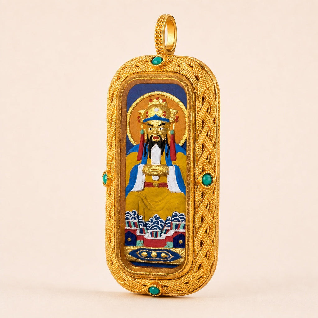 Eastern Luck wuye guardian b 3d hand painted tsatsa pendant zodiac series image 2 of 10
