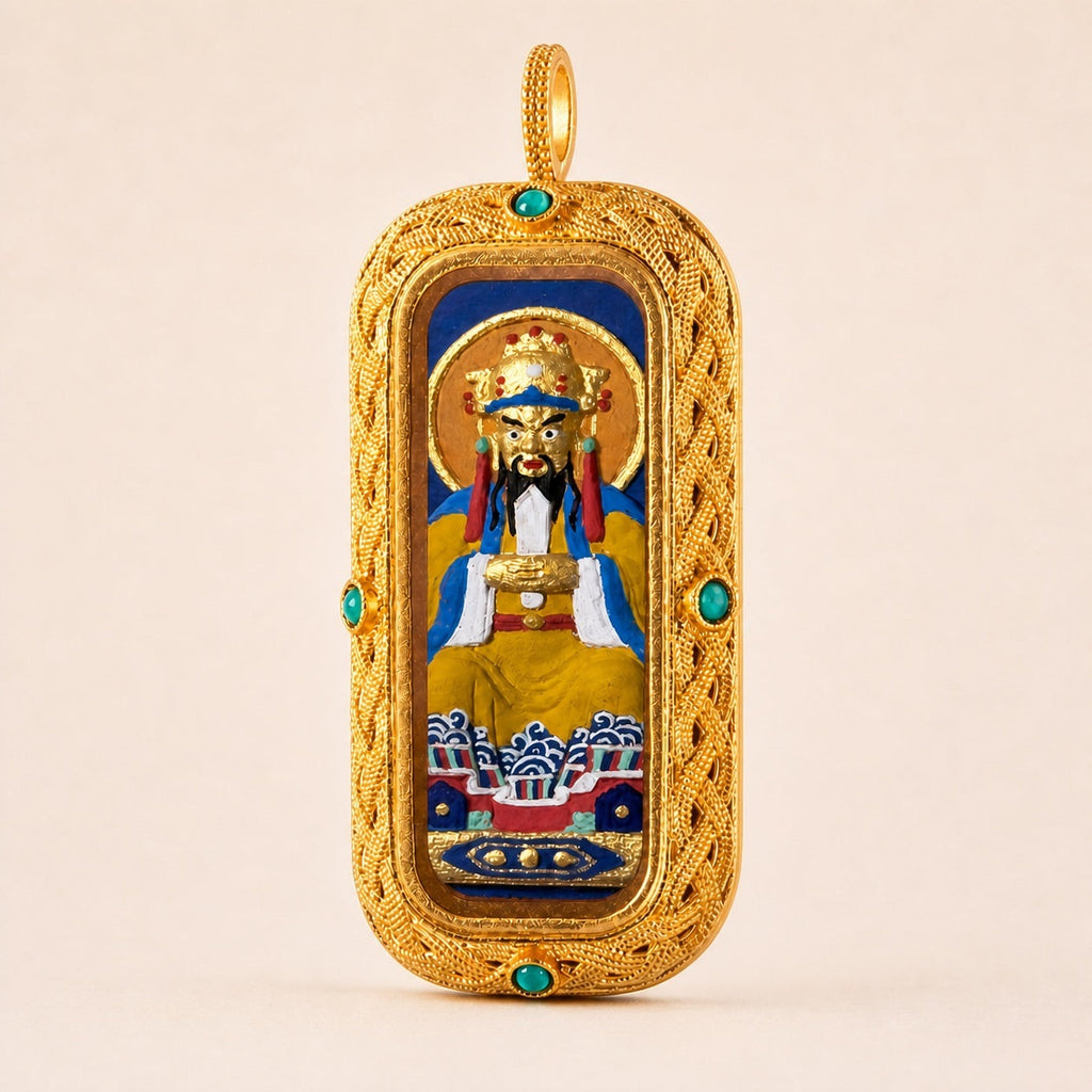 Eastern Luck wuye guardian b 3d hand painted tsatsa pendant zodiac series image 3 of 10
