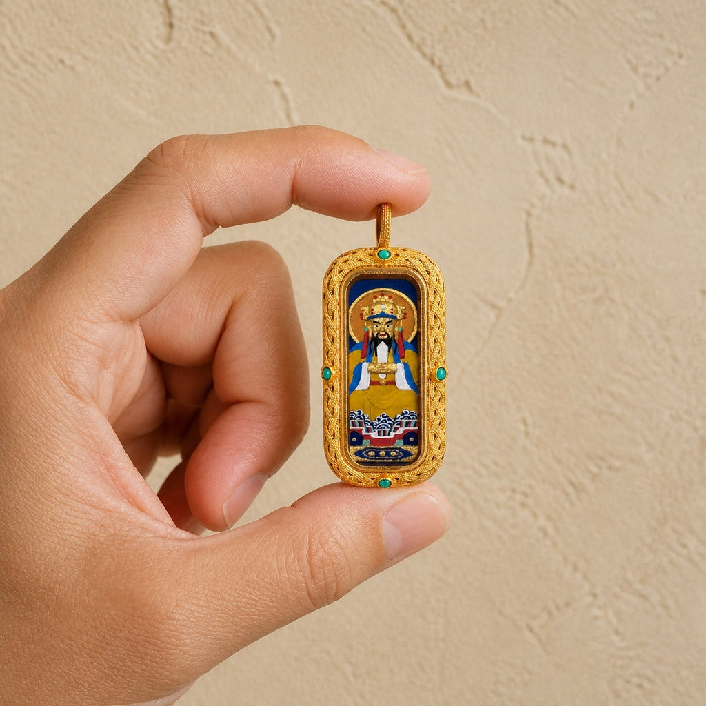 Eastern Luck wuye guardian b 3d hand painted tsatsa pendant zodiac series image 4 of 10
