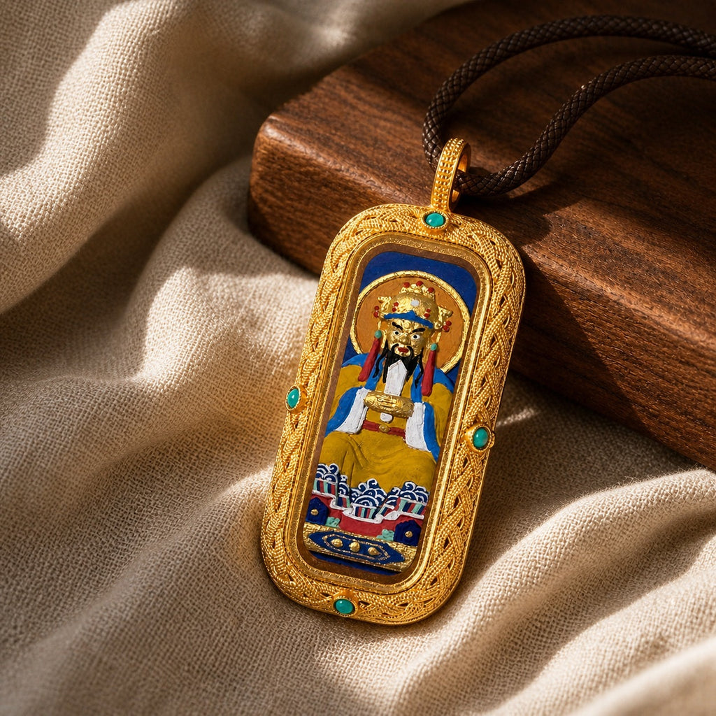 Eastern Luck wuye guardian b 3d hand painted tsatsa pendant zodiac series image 5 of 10
