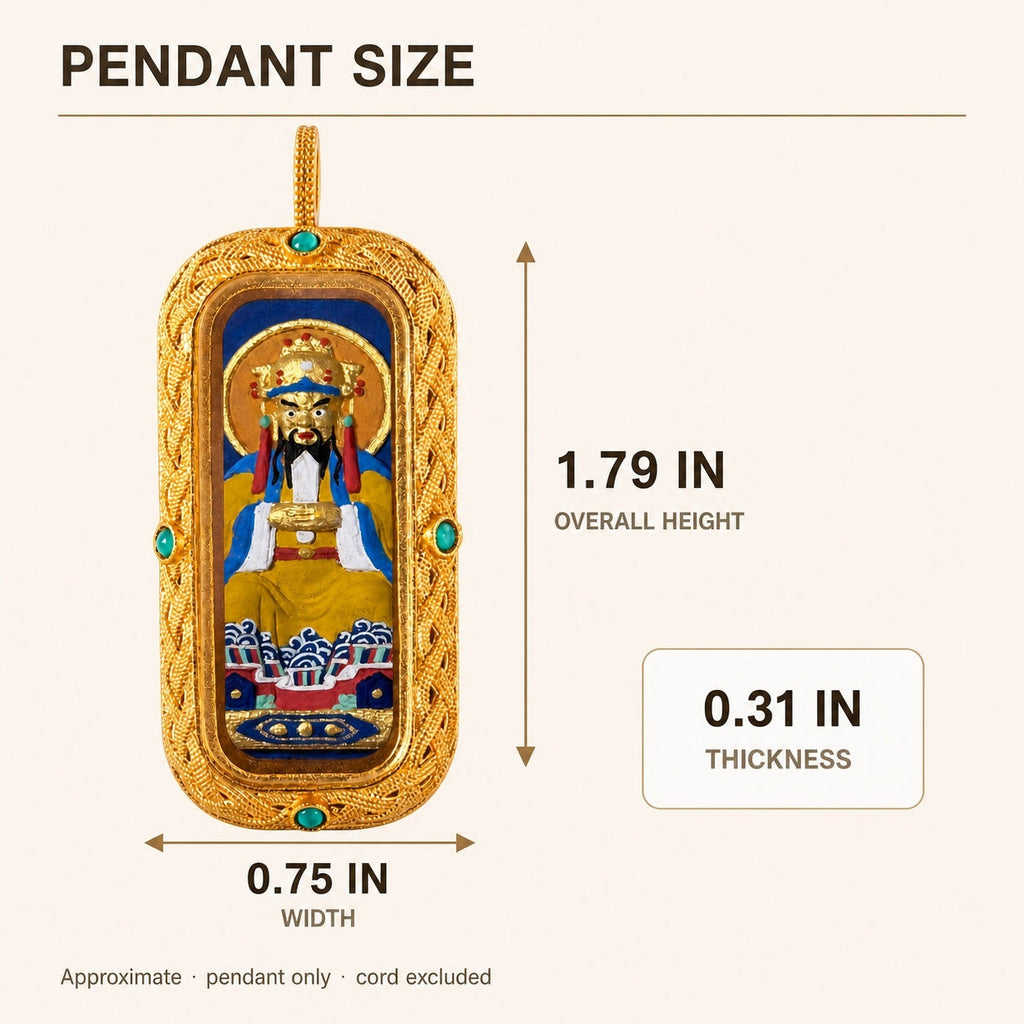 Eastern Luck wuye guardian b 3d hand painted tsatsa pendant zodiac series image 7 of 10