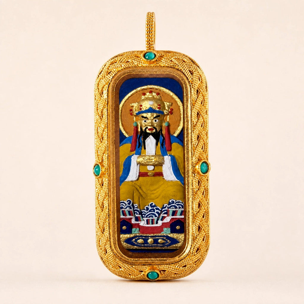 Eastern Luck wuye guardian b 3d hand painted tsatsa pendant zodiac series image 8 of 10