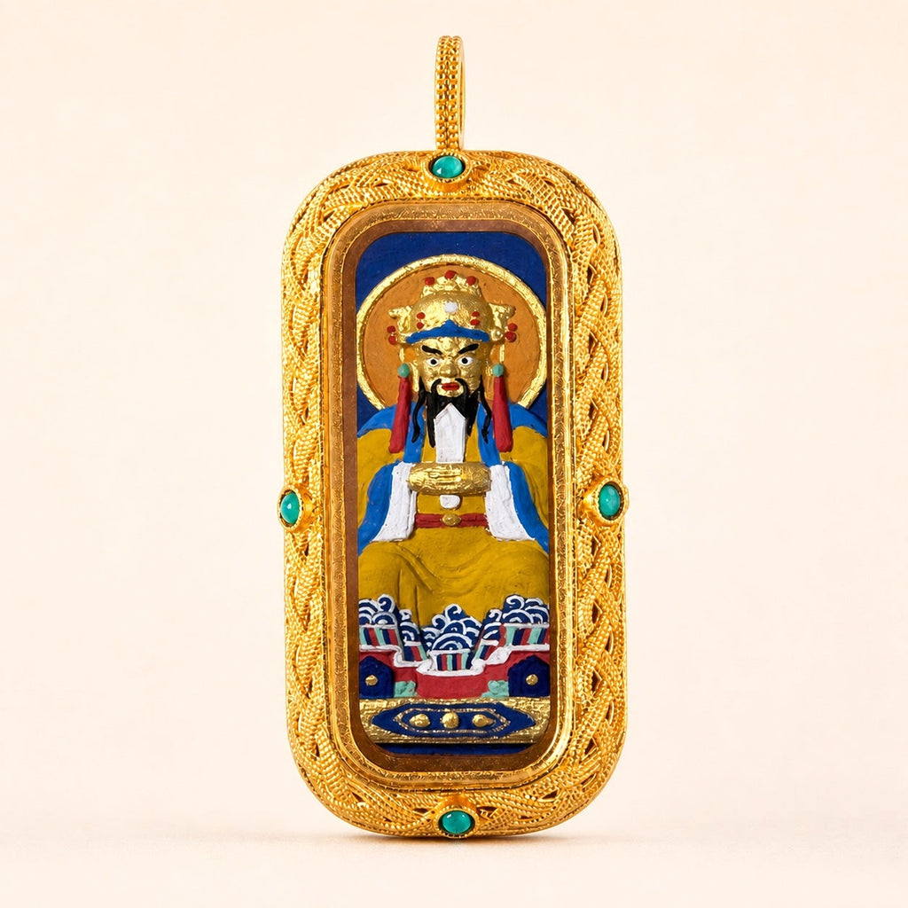 Eastern Luck wuye guardian b 3d hand painted tsatsa pendant zodiac series image 9 of 10