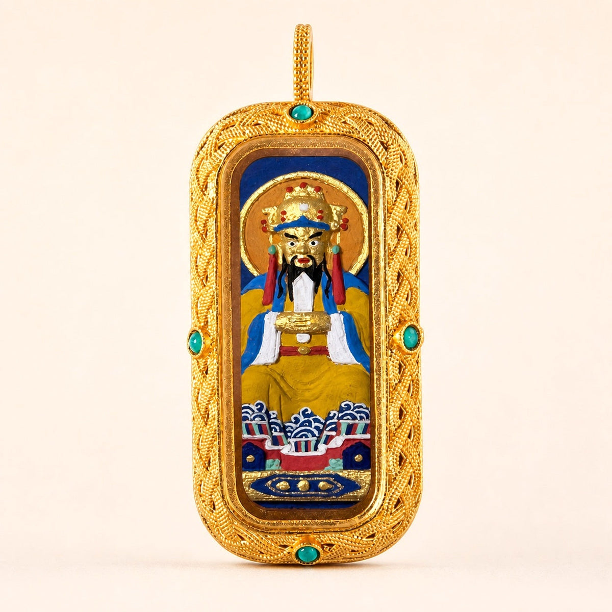 Eastern Luck wuye guardian b 3d hand painted tsatsa pendant zodiac series image 9 of 10